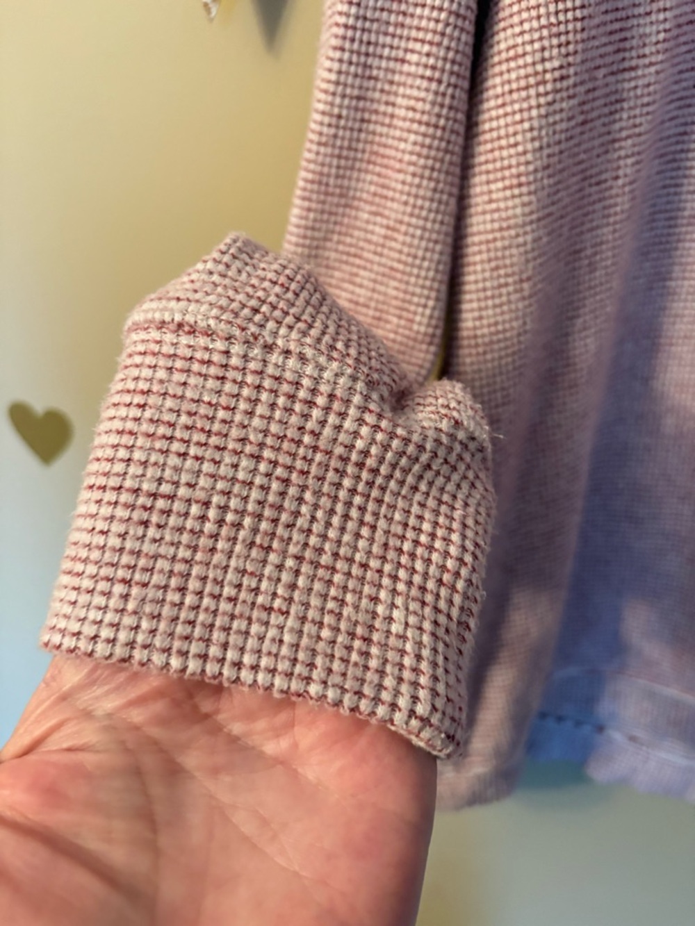 Aerie "Forever Real" Pink Waffle Knit Oversized Crewneck Sweater - Picture 5 of 15